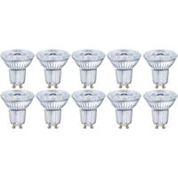 osram LED BASE PAR16 50 (36°) FS Warmweiß SMD Klar GU10 Spot 10er Pack, 036680 - 