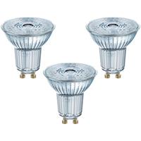 osram LED STAR PAR16 50 (36°) BOX Warmweiß SMD Klar GU10 Spot 3er Pack, 452527