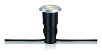 Markslöjd Garden 24 LED spot, zilver, licht boven, 0,8W