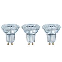 osram LED BASE PAR16 50 (36°) FS Kaltweiß SMD Klar GU10 Spot 3er Pack, 818415