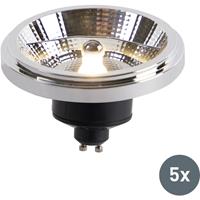 luedd Set mit 5 LED-Lampen AR111 GU10 12W 3000K - 