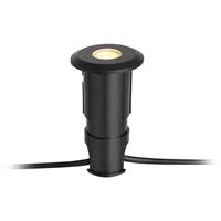 Markslöjd Garden 24 LED spot, zwart, licht boven, 0,8W