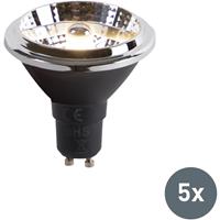 LUEDD Set van 5 GU10 LED lamp AR70 6W 380 lm 3000K