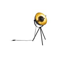 Qazqa Tafellamp Zwart Met Goud 63,3 Cm Tripod Verstelbaar - Magnax