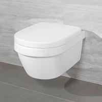 Villeroy & Boch Architectura Combi-Pack Toilette mit Sitz spülrandlos 4694HR01