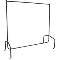 homcom Kleiderständer und Wäscheständer | Rollgarderobe | Metall | 150 x 60 x 150 cm | Weiß