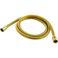 paulgurkes Brauseschlauch Drehkonus 150cm Duschschlauch gold Metall 1,5m