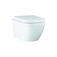 GROHE Euro Ceramic wandcloset compact 49x37.4cm zonder spoelrand diepspoel wit 39693000