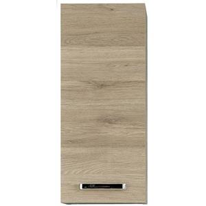 lomadox Badezimmer Hängeschrank OSTENDE-66 in Sanremo Eiche Terra quer Nb. - B/H/T: 30/70/20cm - 