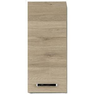 lomadox Badezimmer Hängeschrank OSTENDE-66 in Sanremo Eiche Terra quer Nb. - B/H/T: 30/70/20cm - 