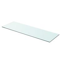 vidaXL Schappen 2 st 80x25 cm glas transparant