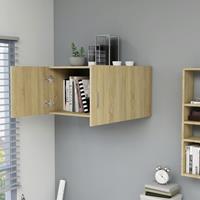 vidaXL Hangkast 80x39x40 cm spaanplaat sonoma eikenkleurig