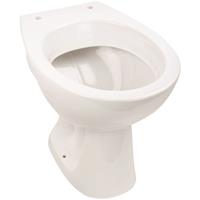 aquasu ' Stand-WC | Tiefspüler | Abgang waagerecht | Weiß | Toilette | Klo | Bad | Badezimmer | Gäste-WC | Keramik