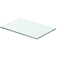 vidaXL Schappen 2 st 40x20 cm glas transparant