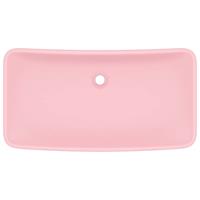 vidaXL Wastafel rechthoekig 71x38 cm keramiek matroze