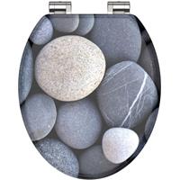 eisl Holzkern WC-Sitz SEA STONE, mit Absenkautomatik , 80127