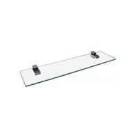 fackelmann Glasablage 40 cm, 2 Halter für Wandmontage-'85384' - 