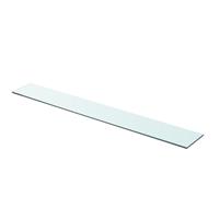 vidaXL Schappen 2 st 90x12 cm glas transparant