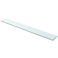 vidaXL Schappen 2 st 100x12 cm glas transparant