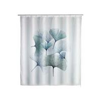 WENKO Douchegordijn Ginko Hoogte 200 cm, textiel (polyester)
