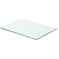 vidaXL Schappen 2 st 50x30 cm glas transparant