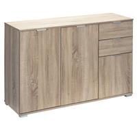 deuba Sideboard Kommode Mehrzweckschrank Schlafzimmer Schrank Büromöbel DB131 - Eiche - 