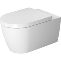 Duravit Ag - Duravit ME by Starck Wand-WC, rimless, Tiefspüler, Durafix inklusive, 370 x 570 mm, Farbe: Innenfarbe Weiß, Außenfarbe Weiß Seidenmatt,