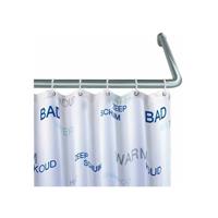 wenko Winkelstange Universal Chrom Badewannenstange Vorhangstange - 