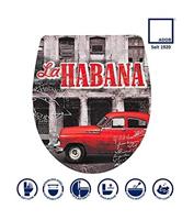 ADOB Toiletzitting Habana Soft-closemechanisme, voor het schoonmaken met één druk op de knop afneembaar