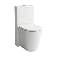 laufen Kartell Stand-WC für Spülkasten, Tiefspüler, ohne Spülrand, 370x660x430, Farbe: Weiß mit LCC - H8243374000001