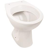 calmwaters Universal - Stand-WC mit waagerechtem Abgang als Tiefspüler in Weiß - 07AB2318