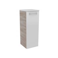 fackelmann LIMA Midischrank 30 cm, Braun/Weiß-'84843' - 