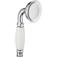 paulgurkes Handbrause retro nostalgie Duschkopf mit Keramikgriff Messing
