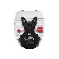 wenko Premium WC-Sitz Guilty Dog Klodeckel Toilettenbrille Toilette WC Deckel