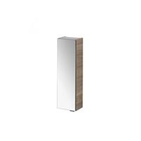 fackelmann LUXOR Hängeschrank 20 cm, Braun hell/Spiegelfront, links-'79810' - 