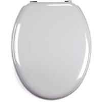 WC Sitz Toilettendeckel MDF Holzkern „Grau“ Scharniere aus Edelstahl - hochwertige und stabile Qualität