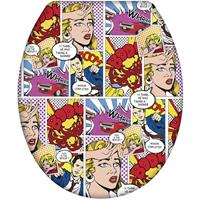 wenko (20) WC-Sitz Pop-Art, Easy Close, Duroplast