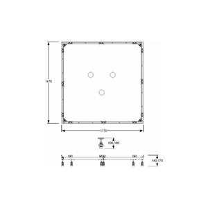 mepa Montagerahmen SF Rechteck 150 / 180 - 150.181 - 