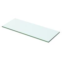 vidaXL Schappen 2 st 50x15 cm glas transparant