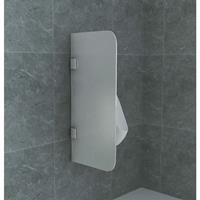 aloni Glas Trennwand Urinal Schamwand Milchglas 900x400 8mm - 