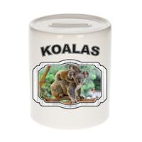 Bellatio Dieren liefhebber koala spaarpot 9 cm jongens en meisjes - keramiek - Cadeau spaarpotten koalaberen liefhebber