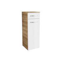 fackelmann MILANO Midischrank 30 cm, Braun hell/Weiß-'84245' - 