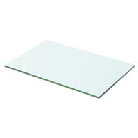 vidaXL Schappen 2 st 50x25 cm glas transparant