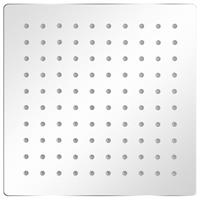 vidaXL Regendouchekoppen 2 st 20x20 cm roestvrij staal