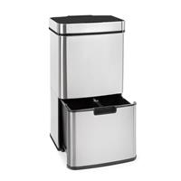 klarstein Touchless Müllsammler Sensor 72L 4 Behälter ABS / PP / Edelstahl