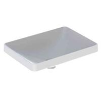 Geberit Onderbouwwastafel VariForm Zonder kraangat 550x178x400mm Wit