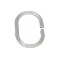 wenko Duschvorhangringe Transparent klein, 12er Set Garten Unkraut Garten-Pflege - 