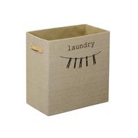 Wäschebox 45 cm Leinen-Optik-'84619' - 