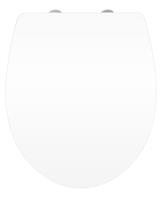 wenko WC-Sitz Hochglanz Acryl White Toilettendeckel Toilettensitz WC Brille WC Deckel
