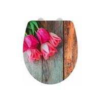 wenko WC-Sitz Hochglanz Acryl Tulip